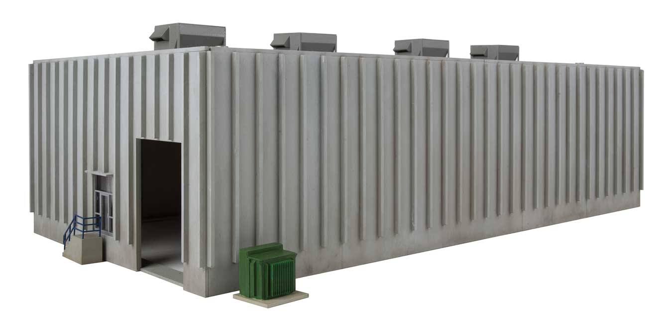 Walthers 933-4105 HO Modern Concrete Grocery Warehouse Kit - Image 3