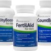 FertilAid for Men, MotilityBoost, Countboost Bundle – Male Fertility Stack with Preconception Vitamin & Fertility Formula Targets Count, Motility, Morphology, with Maca, Ashwagandha, CoQ10, Zinc